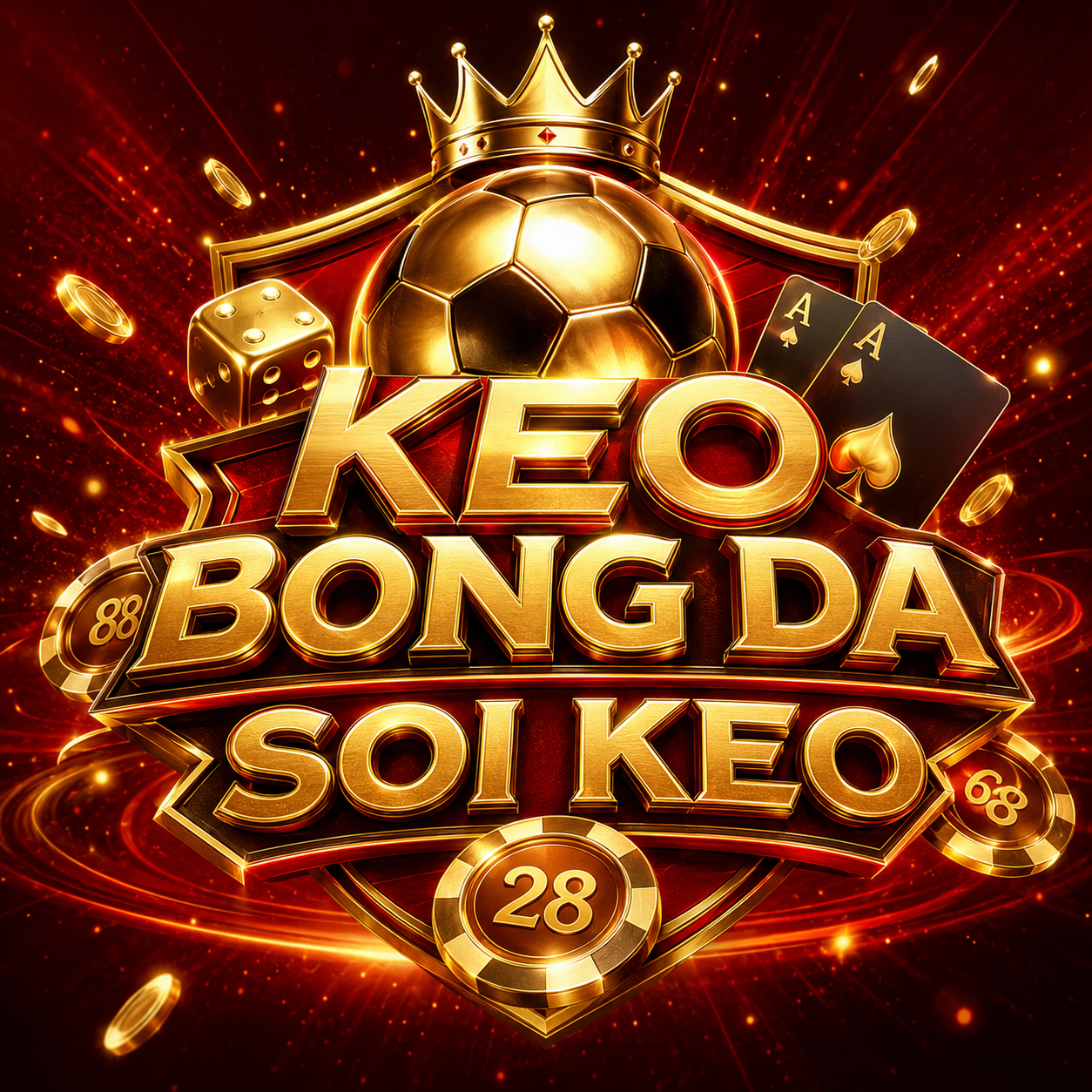 Keobongdasoikeo gold football badge